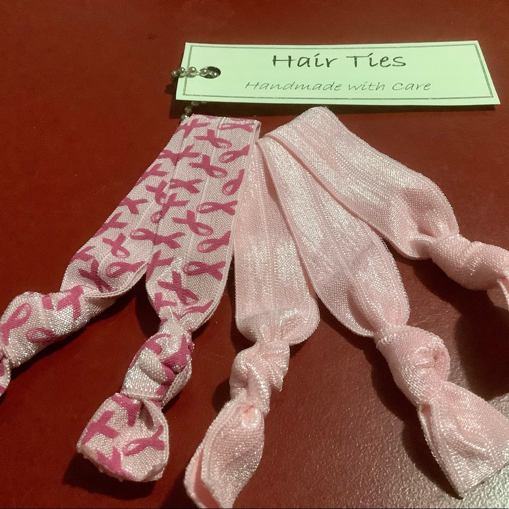 Breast Cancer Awareness Hair Ties